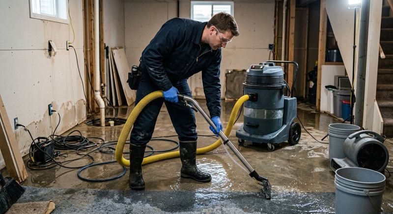 Basement Water Cleanup in Scottsdale, AZ